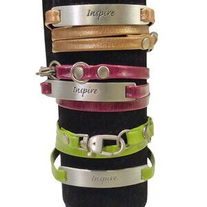 Inspire Wrap Bracelet - Faux Leather